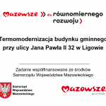 termomodernizacja budynku gminnego w Ligowie