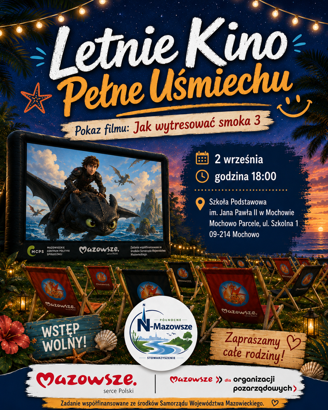 🎬✨ LETNIE KINO PEŁNE UŚMIECHU! ✨🎬